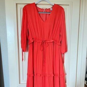 Scotch & Soda Orange Maxi Dress
